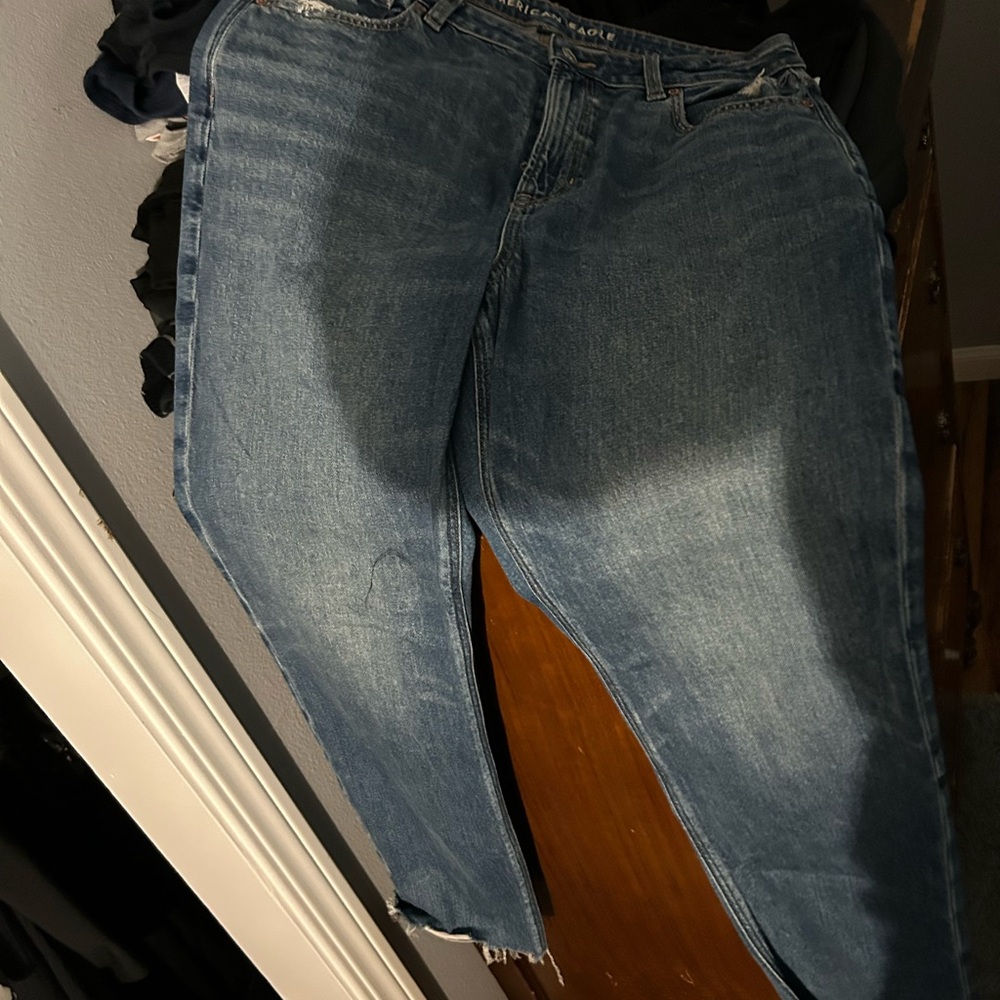American Eagle Outfitters Blue Straight Leg Jeans